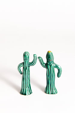 Cactus Couple Salt Pepper Shakers