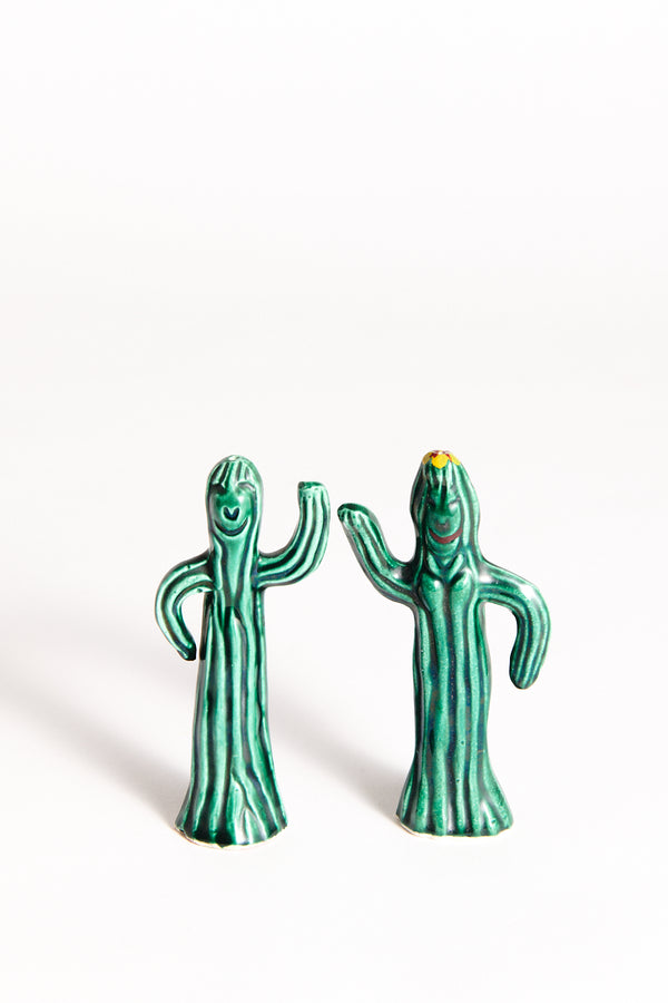 Cactus Couple Salt Pepper Shakers