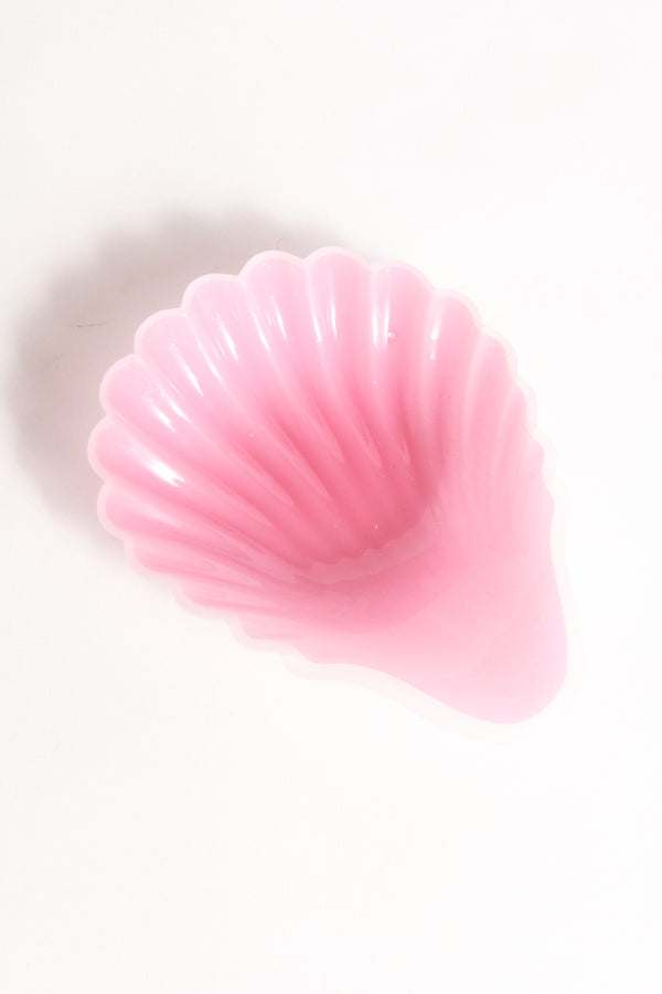 Opalescent Pink Shell Dish