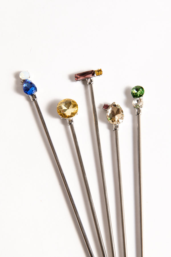 Jeweled Swizzle Sticks, Sold Individually