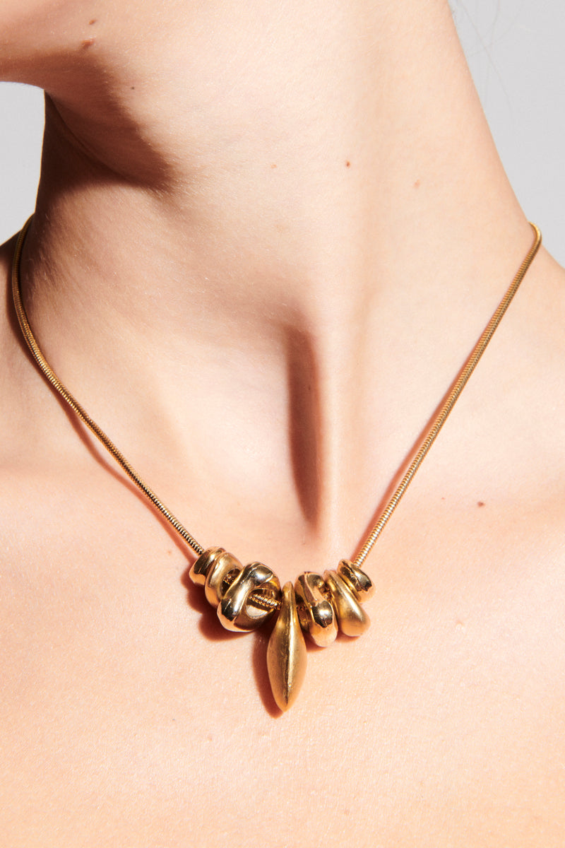 Multi Pebble Necklace