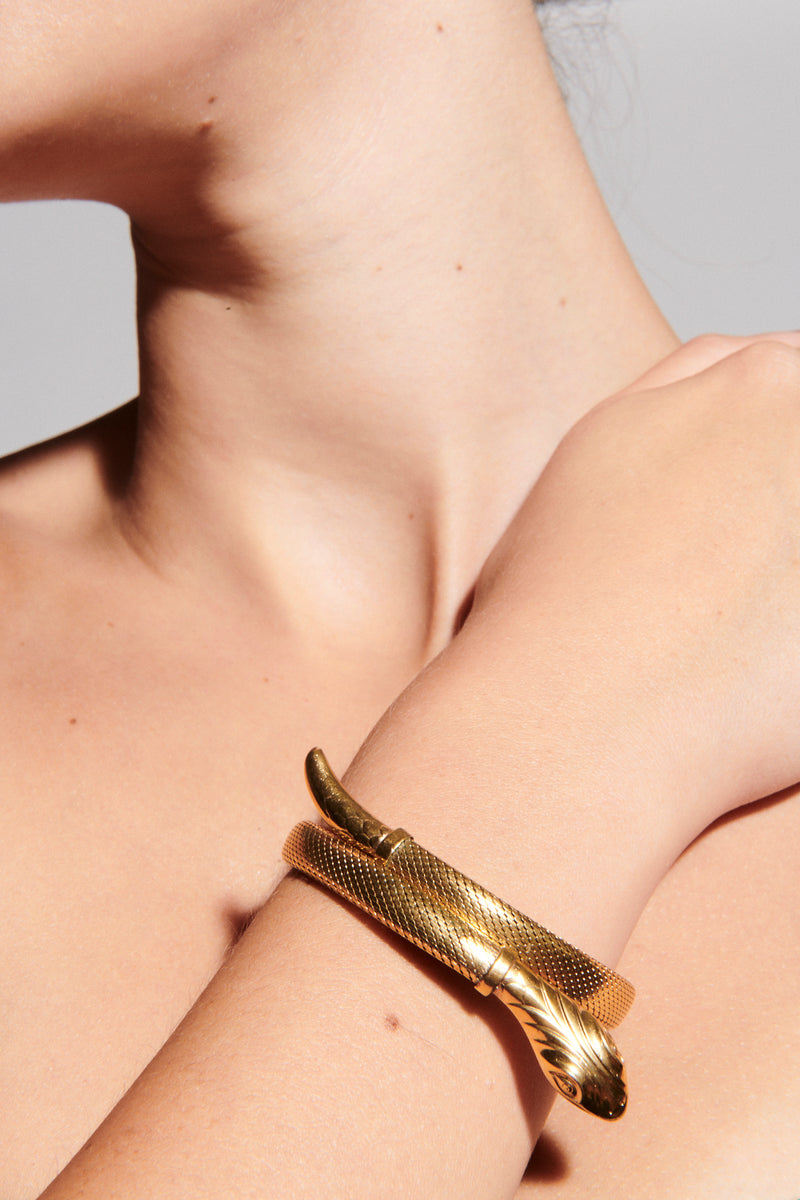 German Art Deco Snake Bracelet