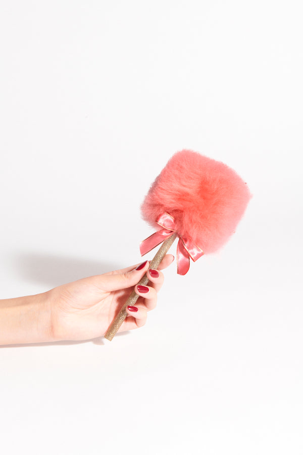 1960s Pink Dusting Wand