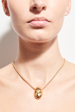 1970s Scarab Pendant Necklace