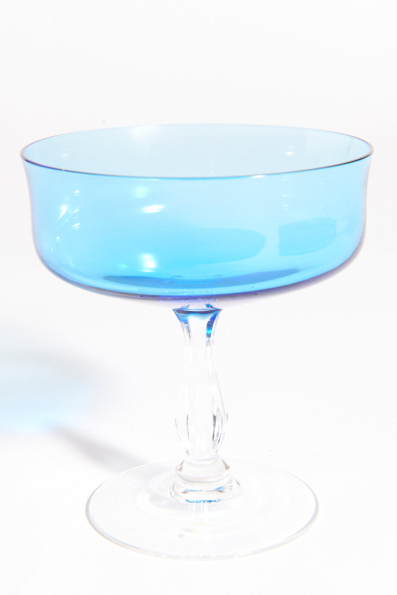 Capri Blue Cocktail Glass Set of Two