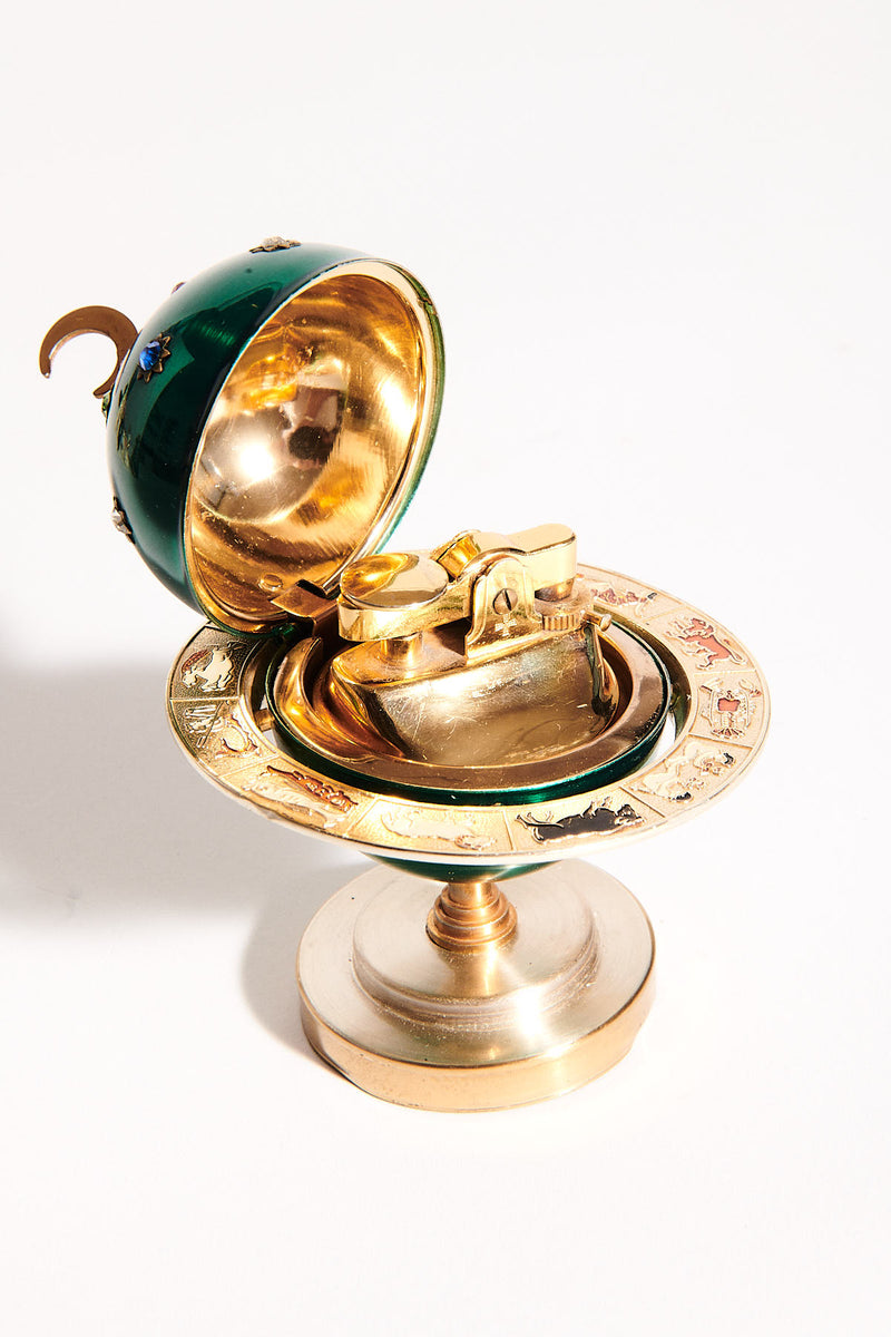Emerald Green Zodiac Lighter