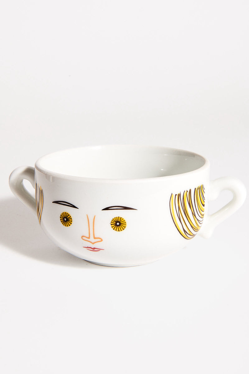 Artist French Madame Porcelain Coffee Set