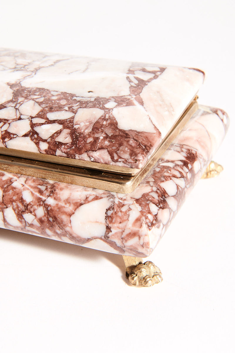 Italian Marble Jewelry Box