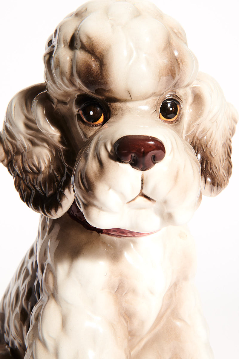 Italian Hand Painted Ceramic Poodle