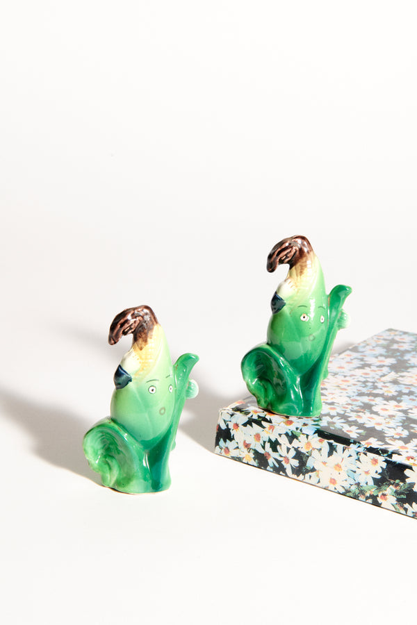 Corb Cob Salt Pepper Shaker Set