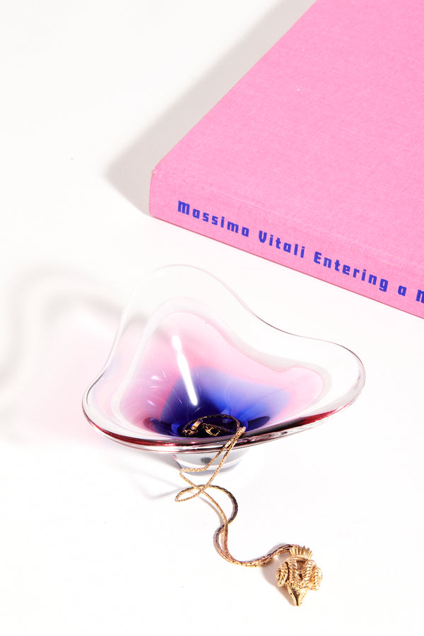 Swedish Violet/Pink Glass Catchall