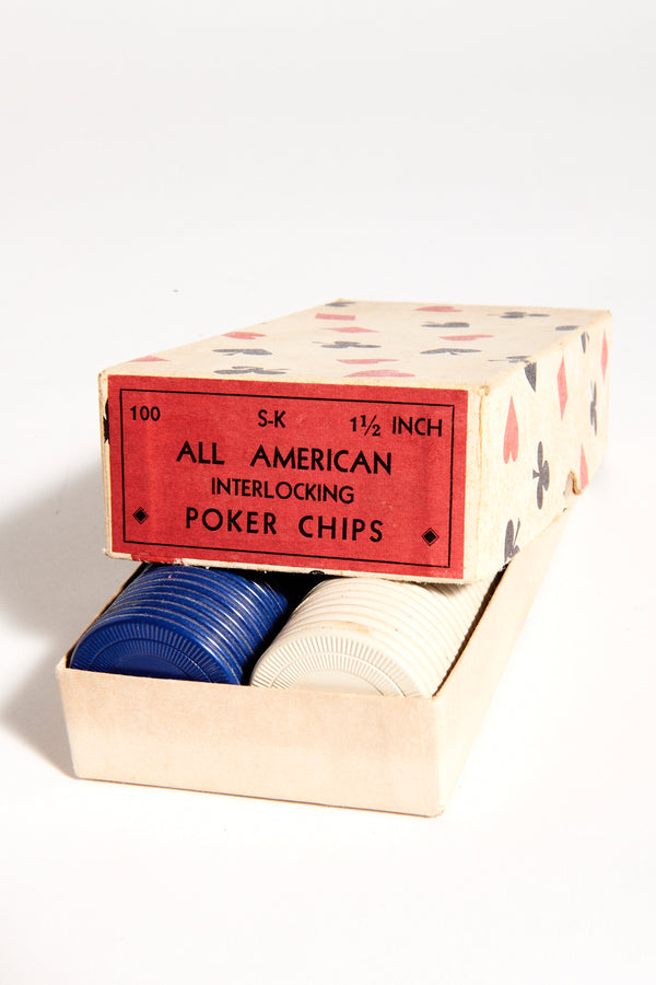 1950s Casino Chips Set