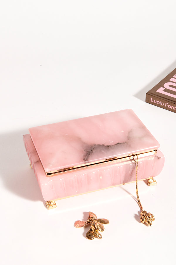Orchid Pink Alabaster Box