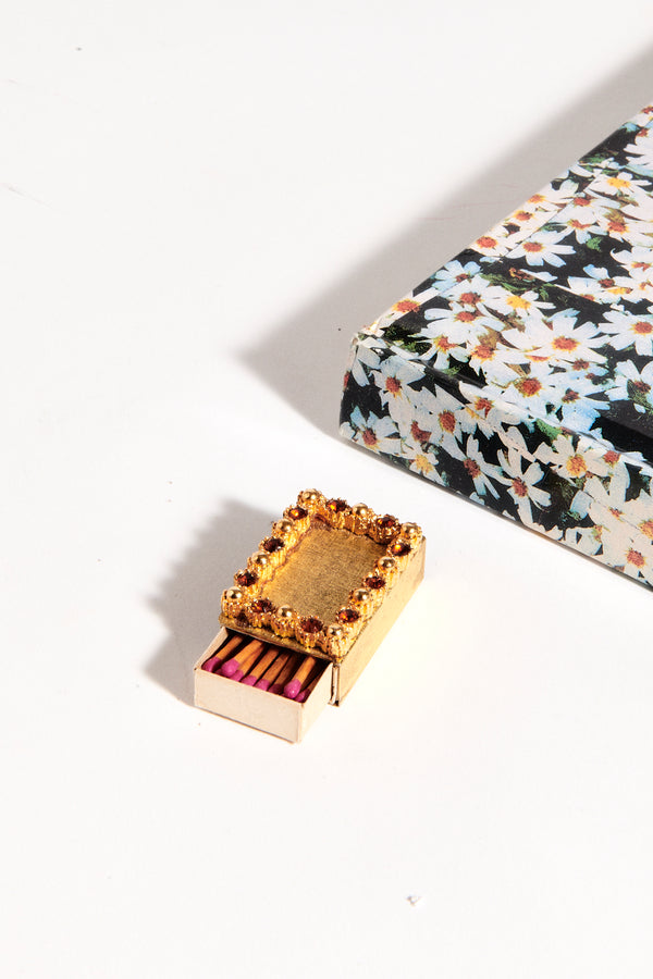 Italian Rhinestone Matchbox