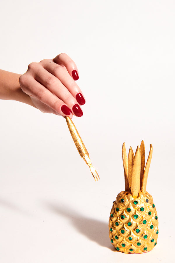 Pineapple Appetizer Fork Set