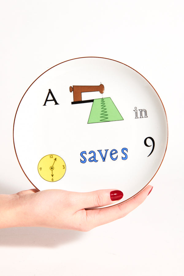 Porcelain Puzzle Plate 1