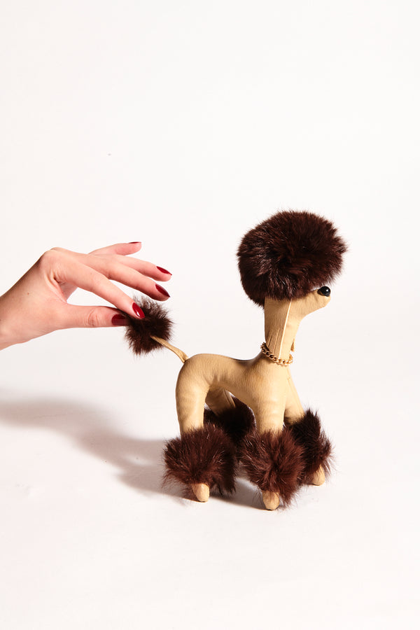 Japanese 50s French Poodle Soft Toy