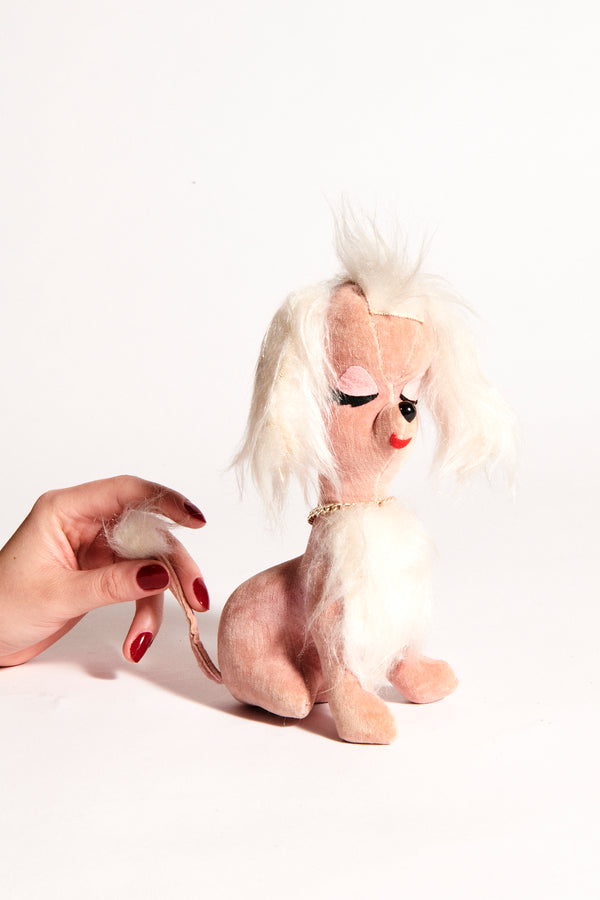 Japanese 50s Soft Toy Dog