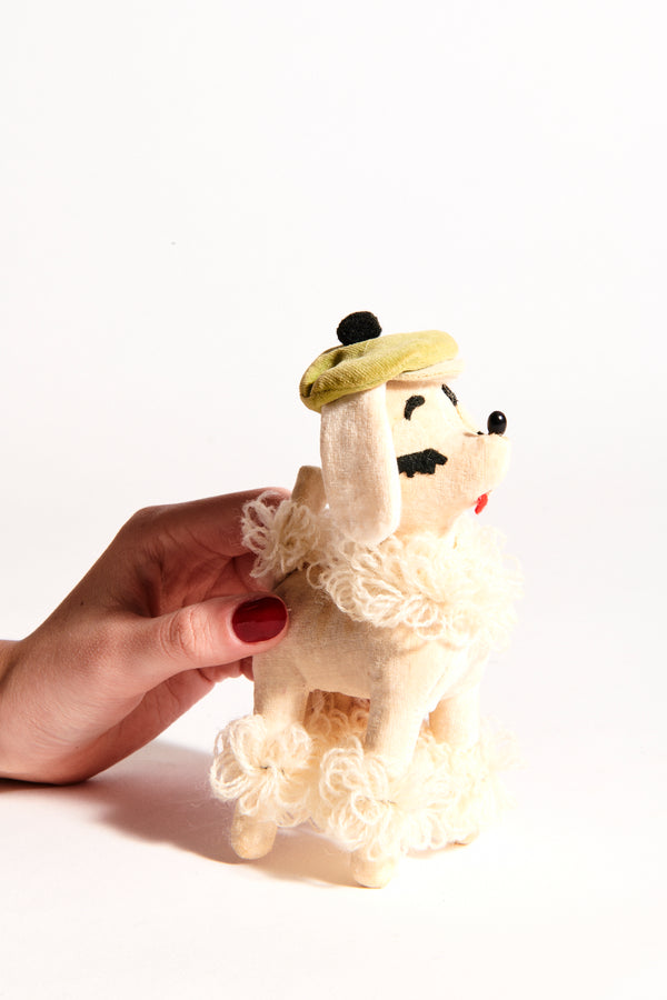Japanese 50s Poodle with Beret