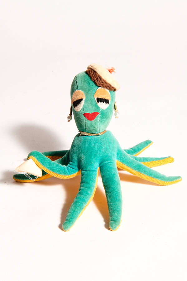 Japanese 50s Soft Toy Octopus