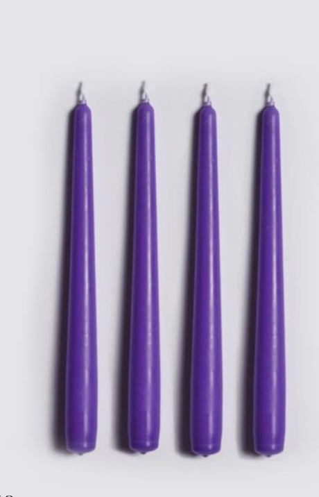 Scented Taper Candle Set of 4