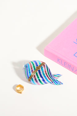 Murano Glass Rainbow Fish Jewelry Case