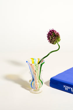 Latticino Vase