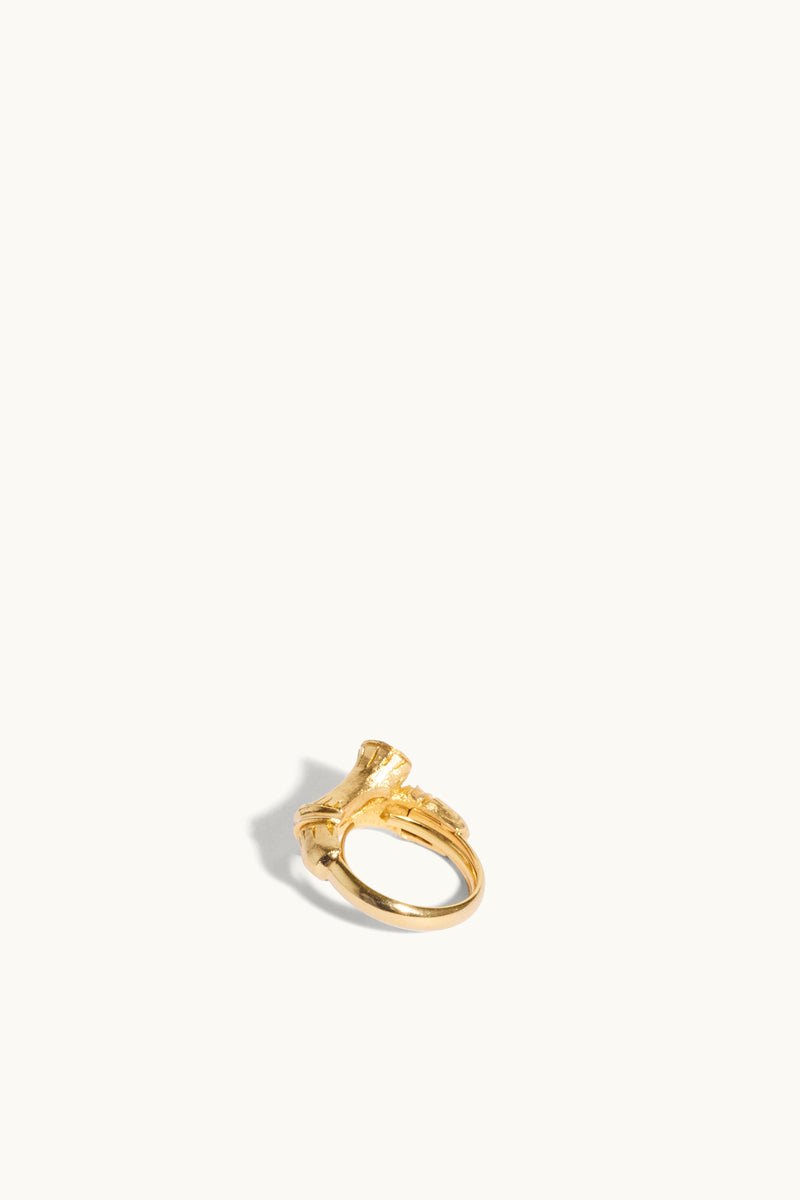 Bamboo Gold Ring