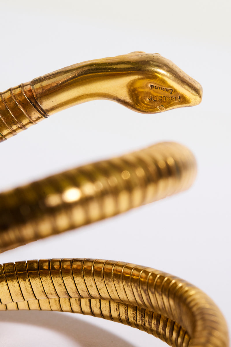 Rare French Wrap Around Snake Bracelet