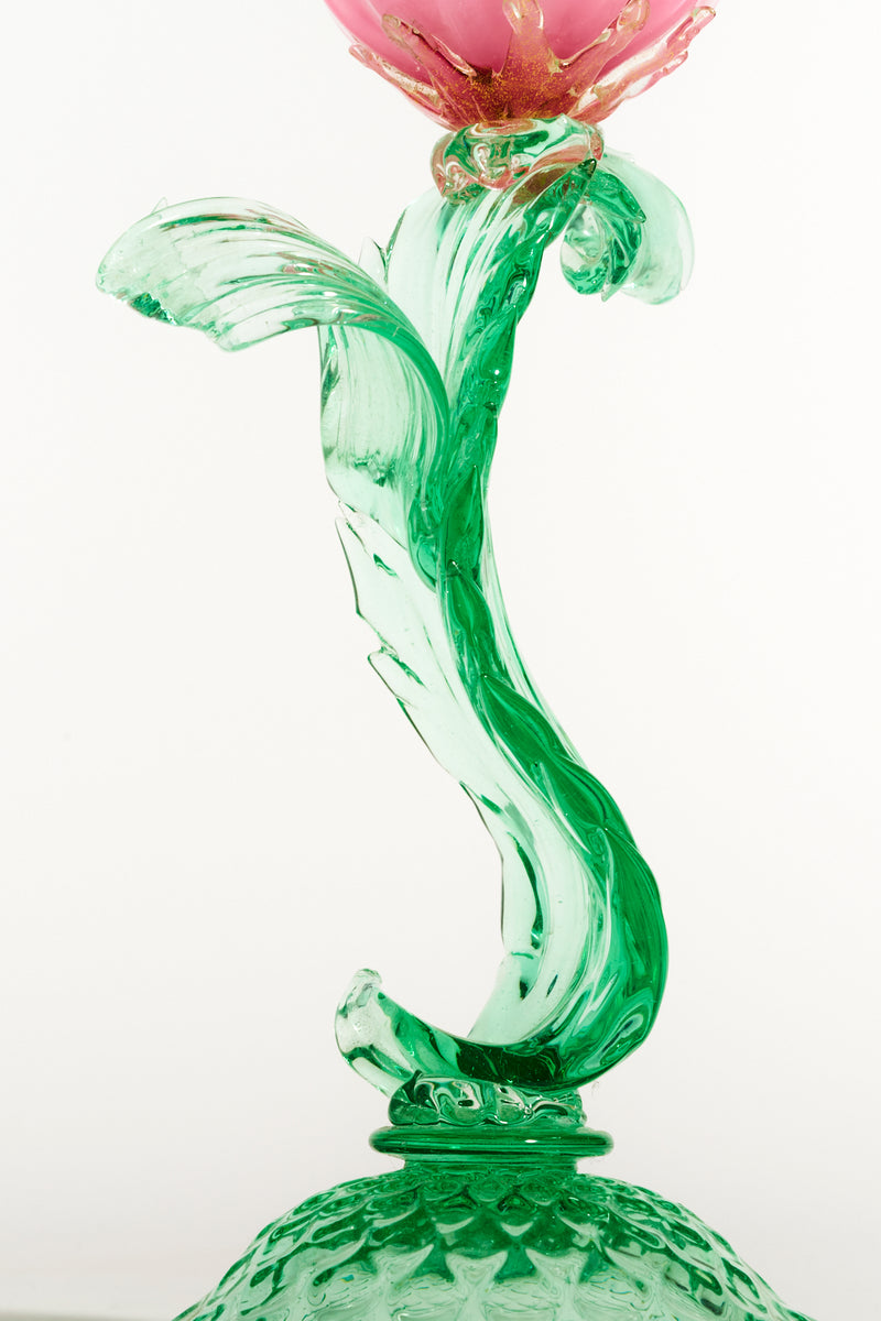 Rare Murano Decorative Rose